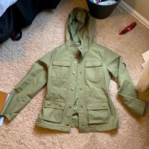 Girls green rain coat!